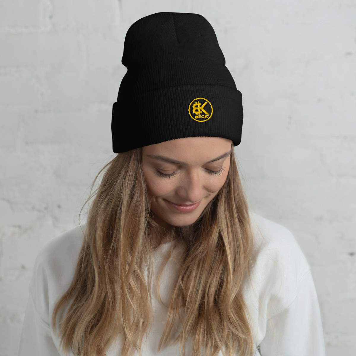 BTCK Cuffed Beanie (Black) — Black / Gold