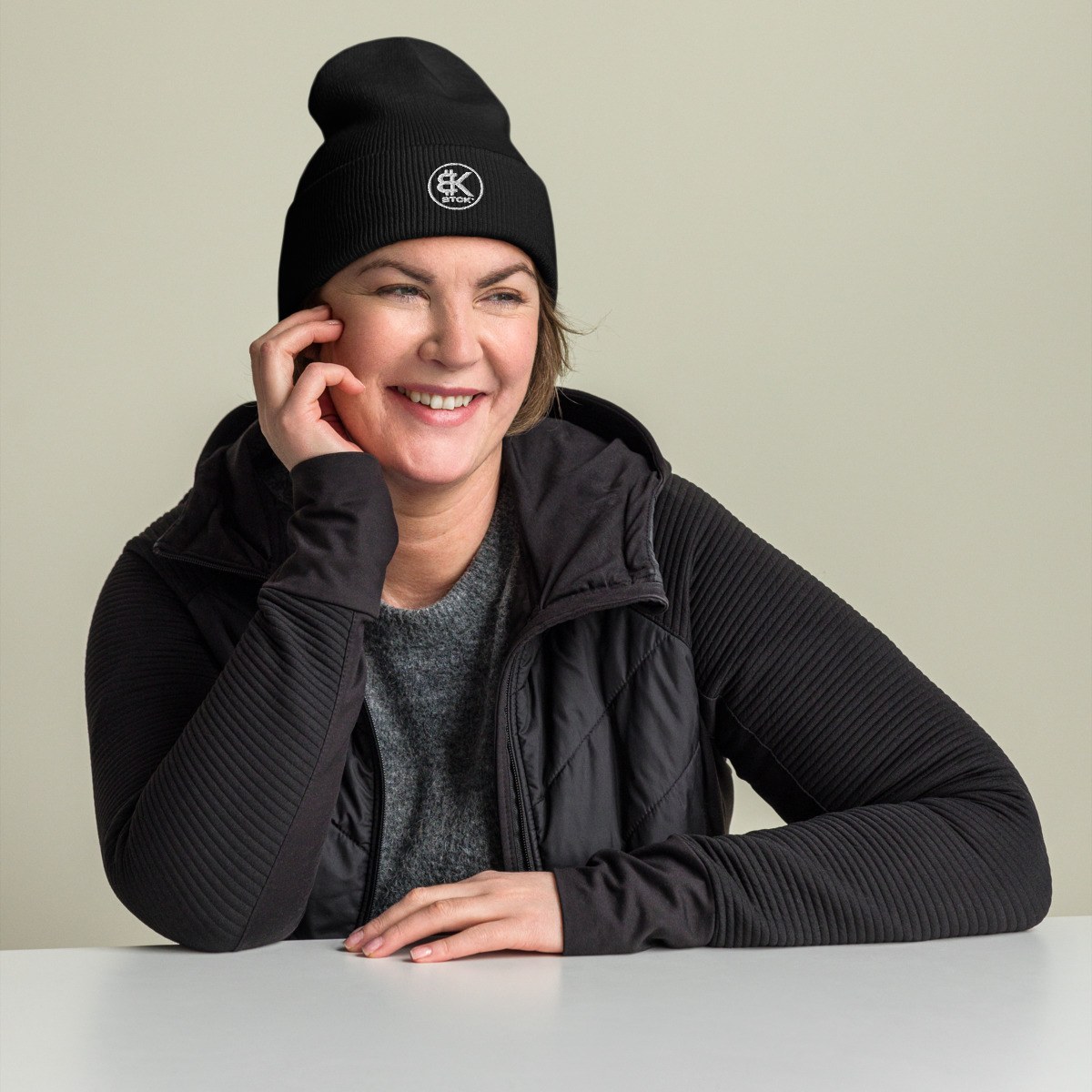 BTCK Cuffed Beanie (Black) — Black