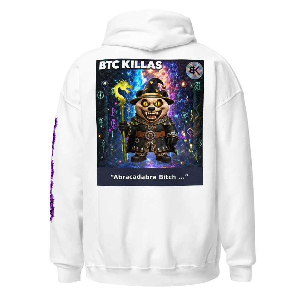 BTCK Wizard Hoodie — White