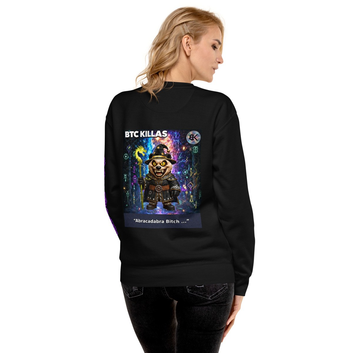 BTCK Premium Crewneck (Black) — Black