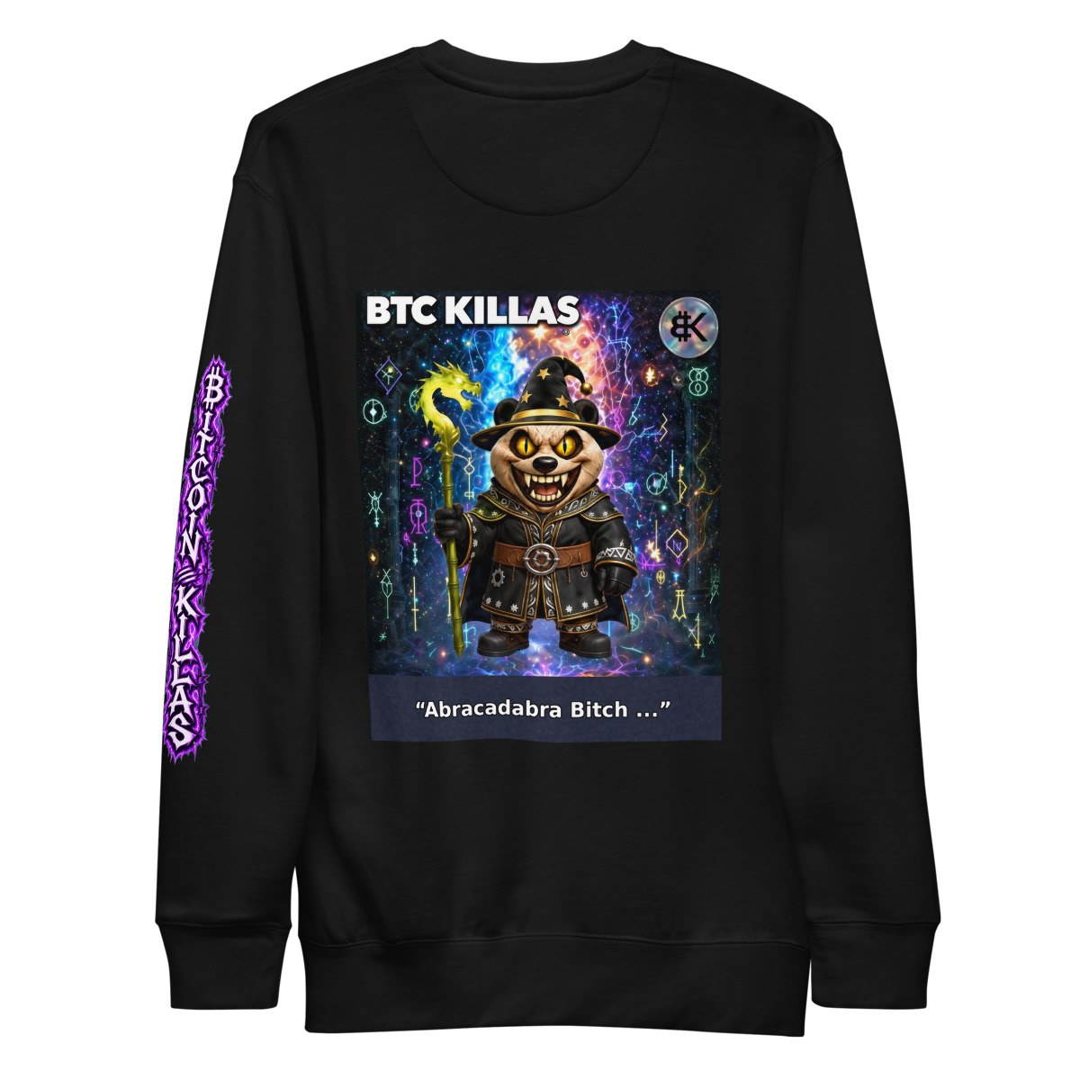 BTCK Premium Crewneck (Black) — Black