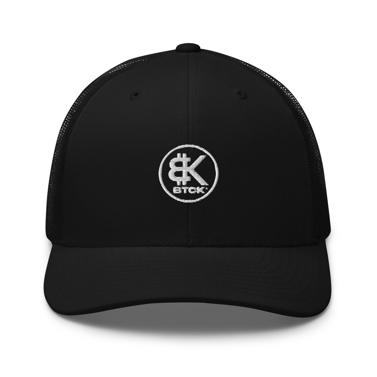 BTCK Retro Trucker Hat (Black) — Black