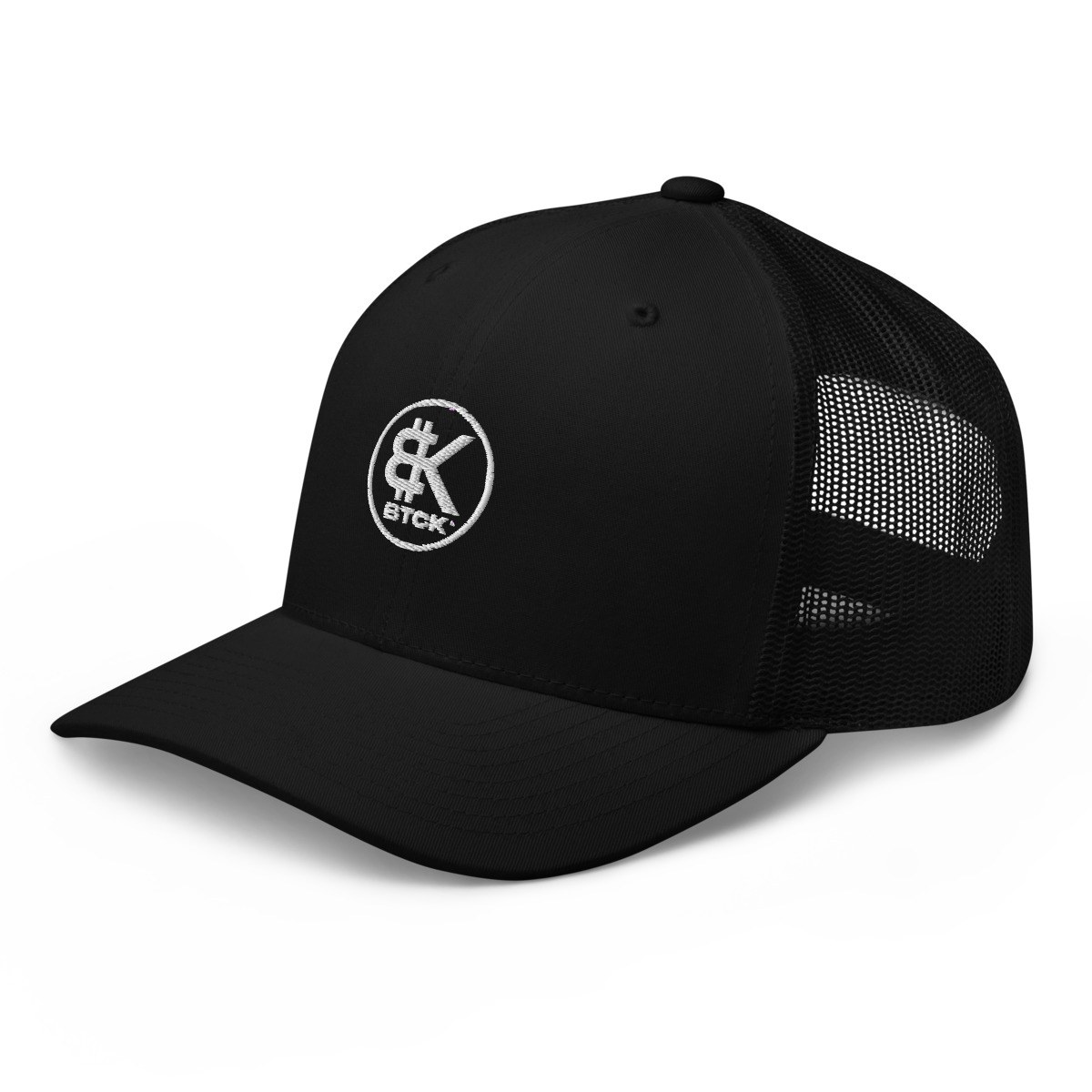BTCK Retro Trucker Hat (Black) — Black