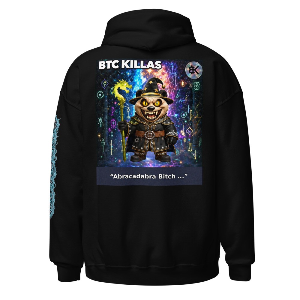 BTCK Hoodie - Purple Lightning Sleeve — Black