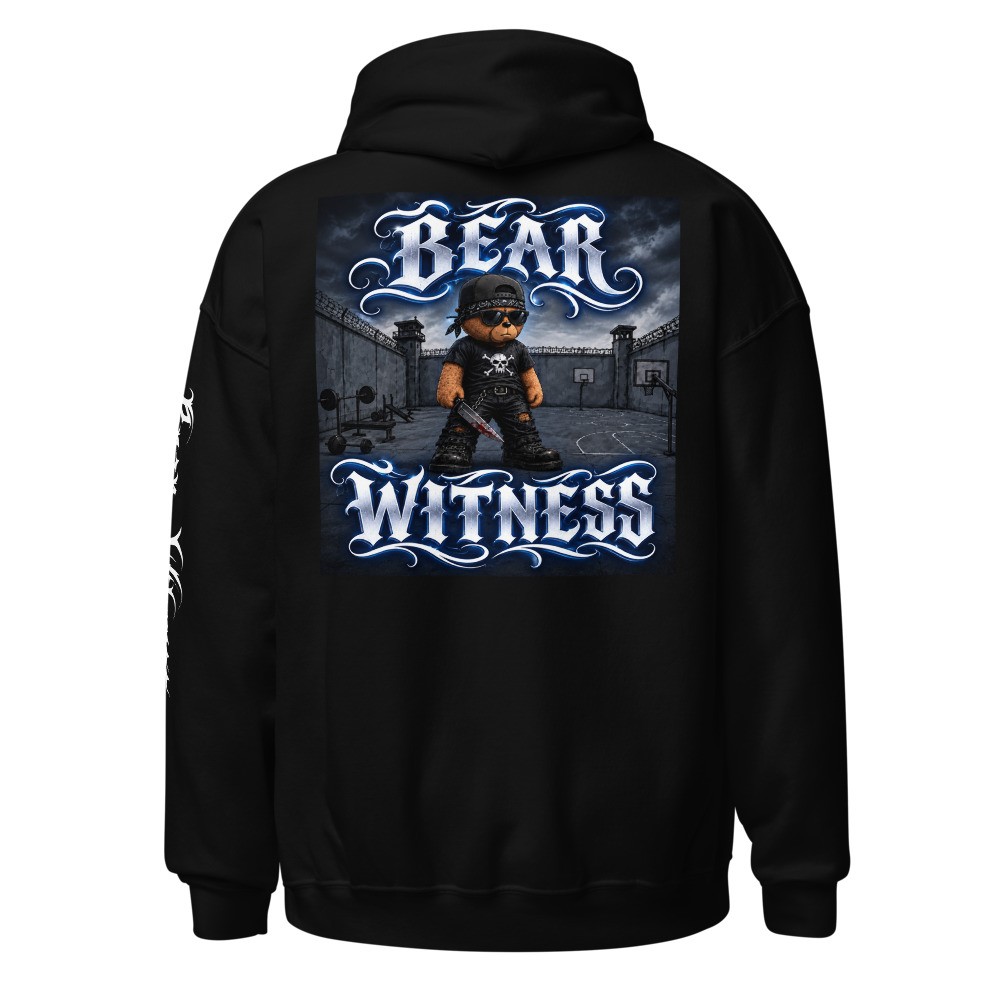 Bear Witness - Prison Yard Hoodie — Black