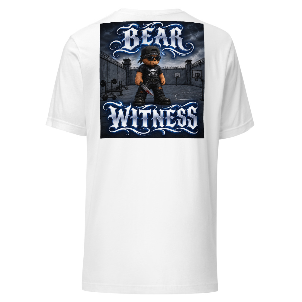 Bear Witness - Prison Yard T-Shirt — White