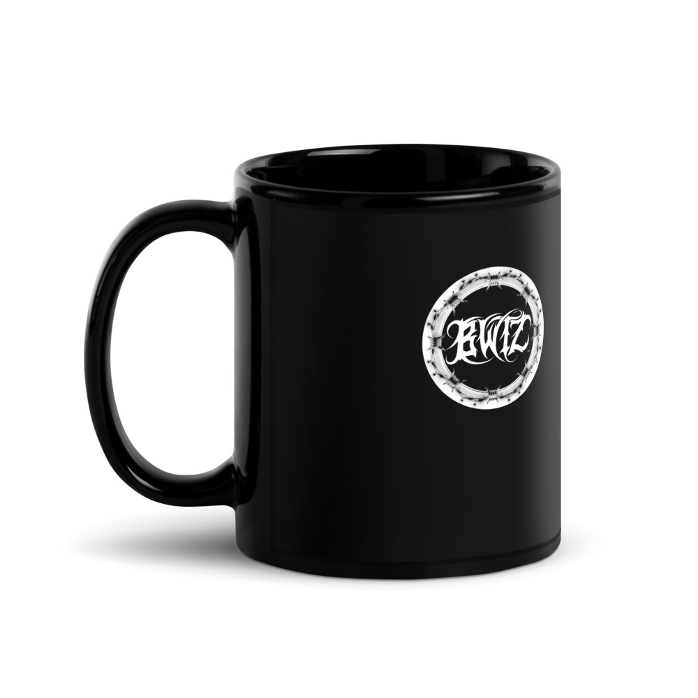 Carnival Clown Bear Mug — Black