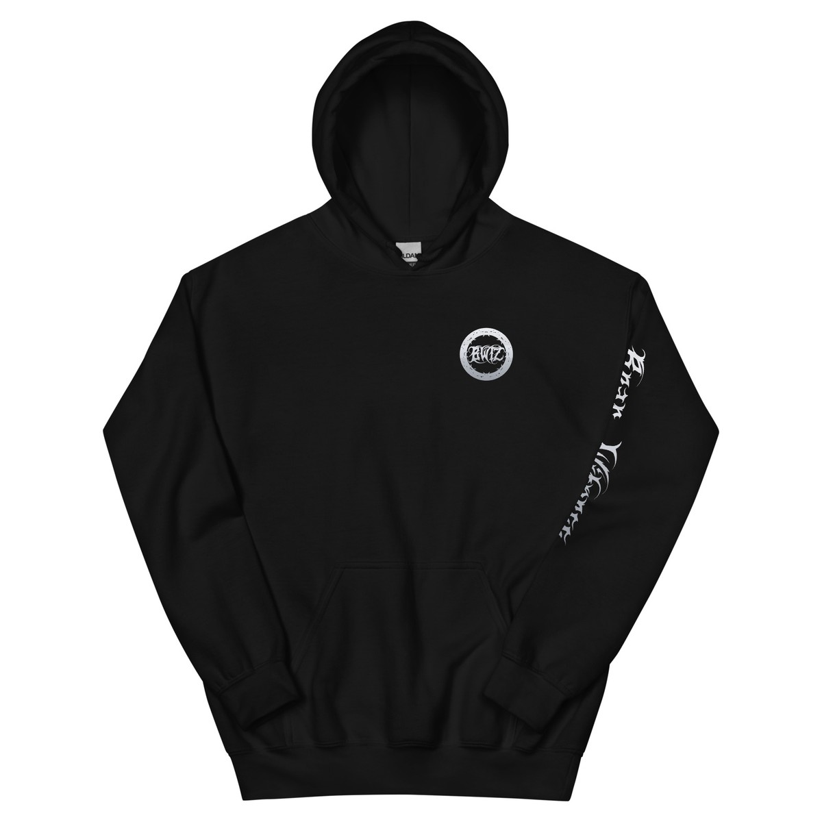Bear Witness Second Edition Hoodie — Black / Silver