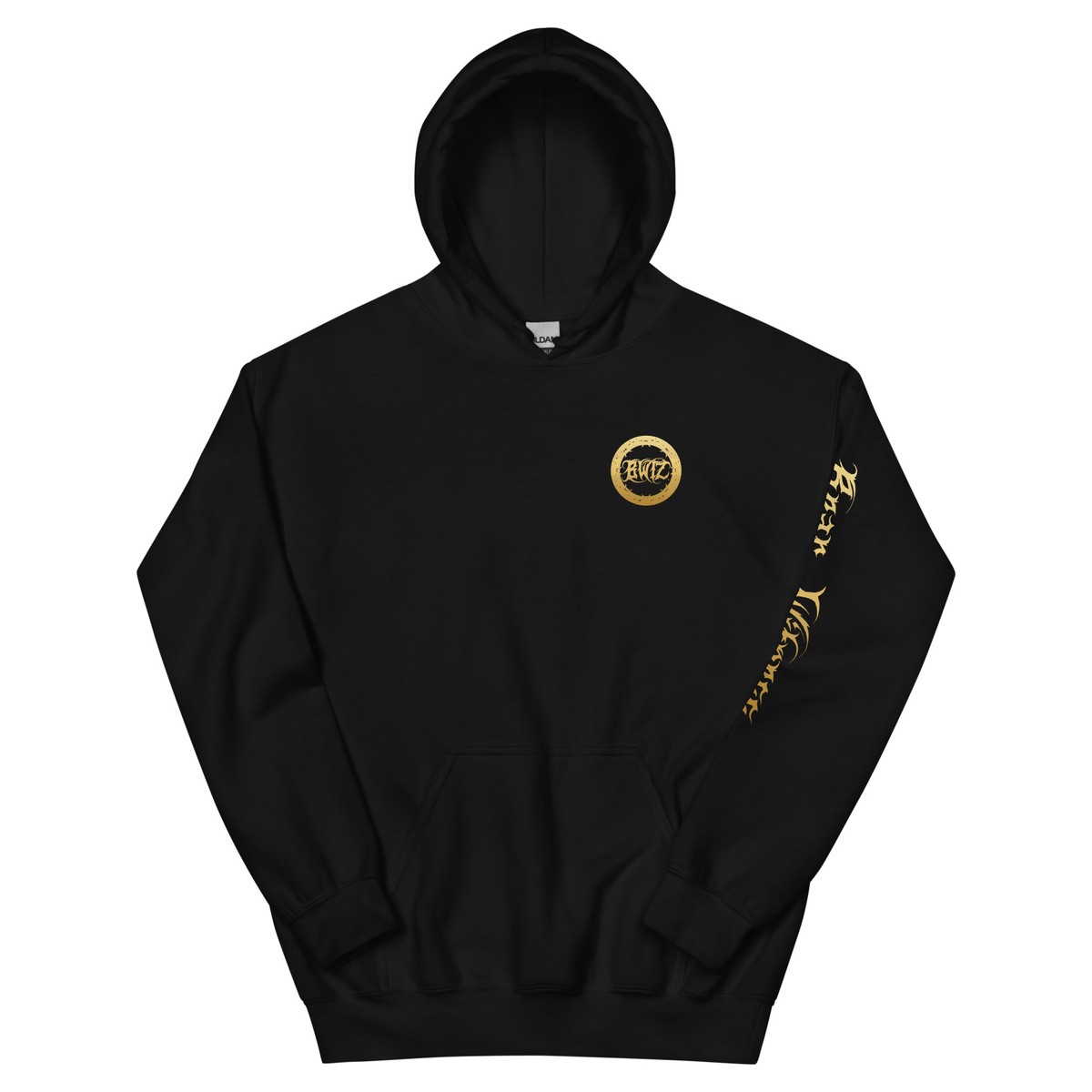 Pinup Dolls - Sugar Skull Hoodie — Black / Gold