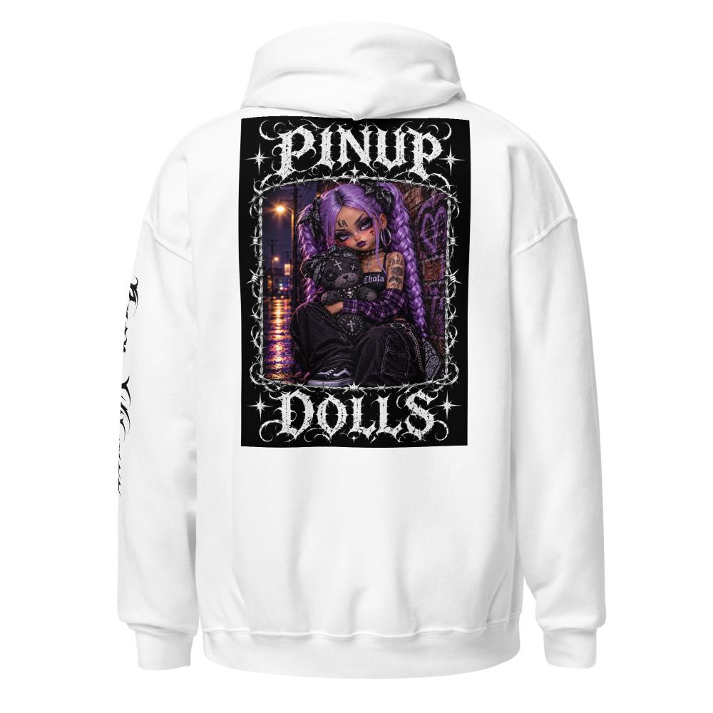 Pinup Dolls - Chola Alley Hoodie — White