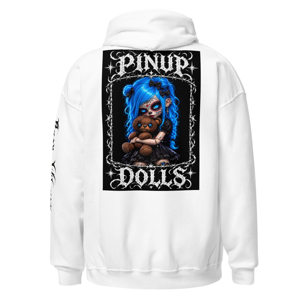Pinup Dolls - Sugar Skull Hoodie — White