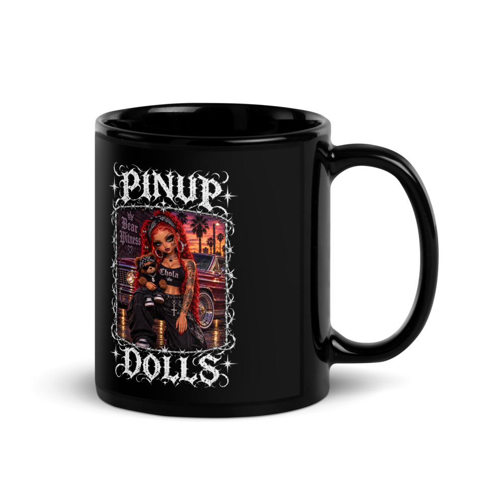 Red Lowrider Mug — Black