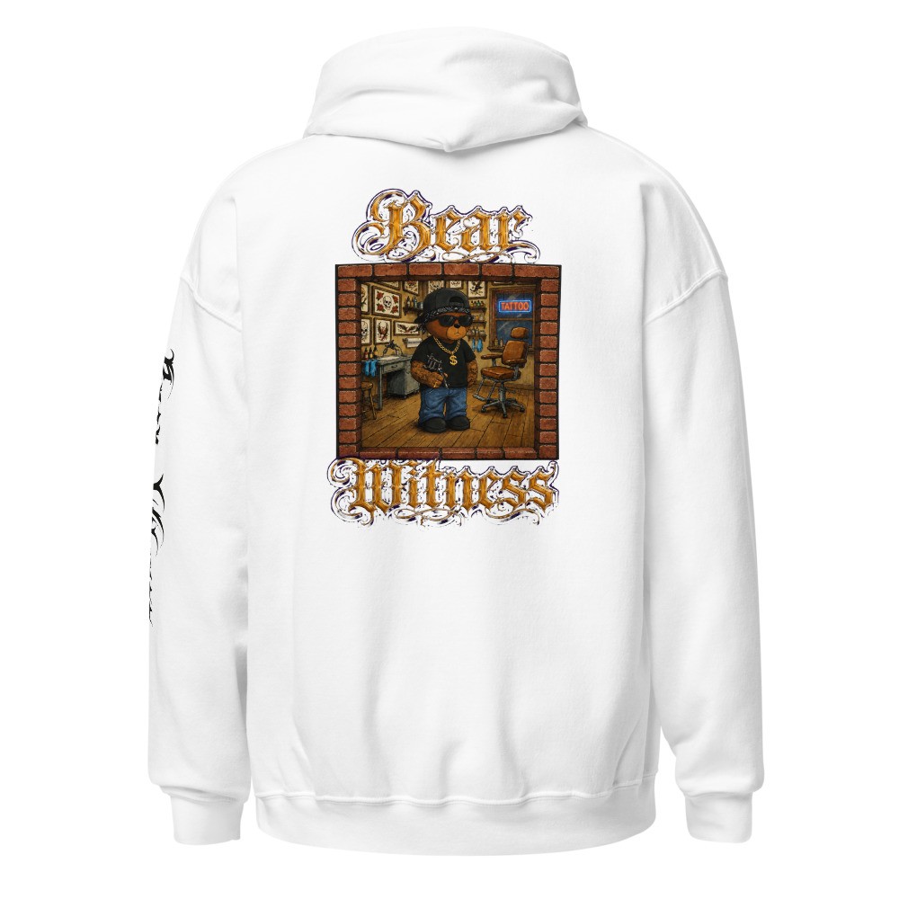 Bear Witness Second Edition Hoodie — White