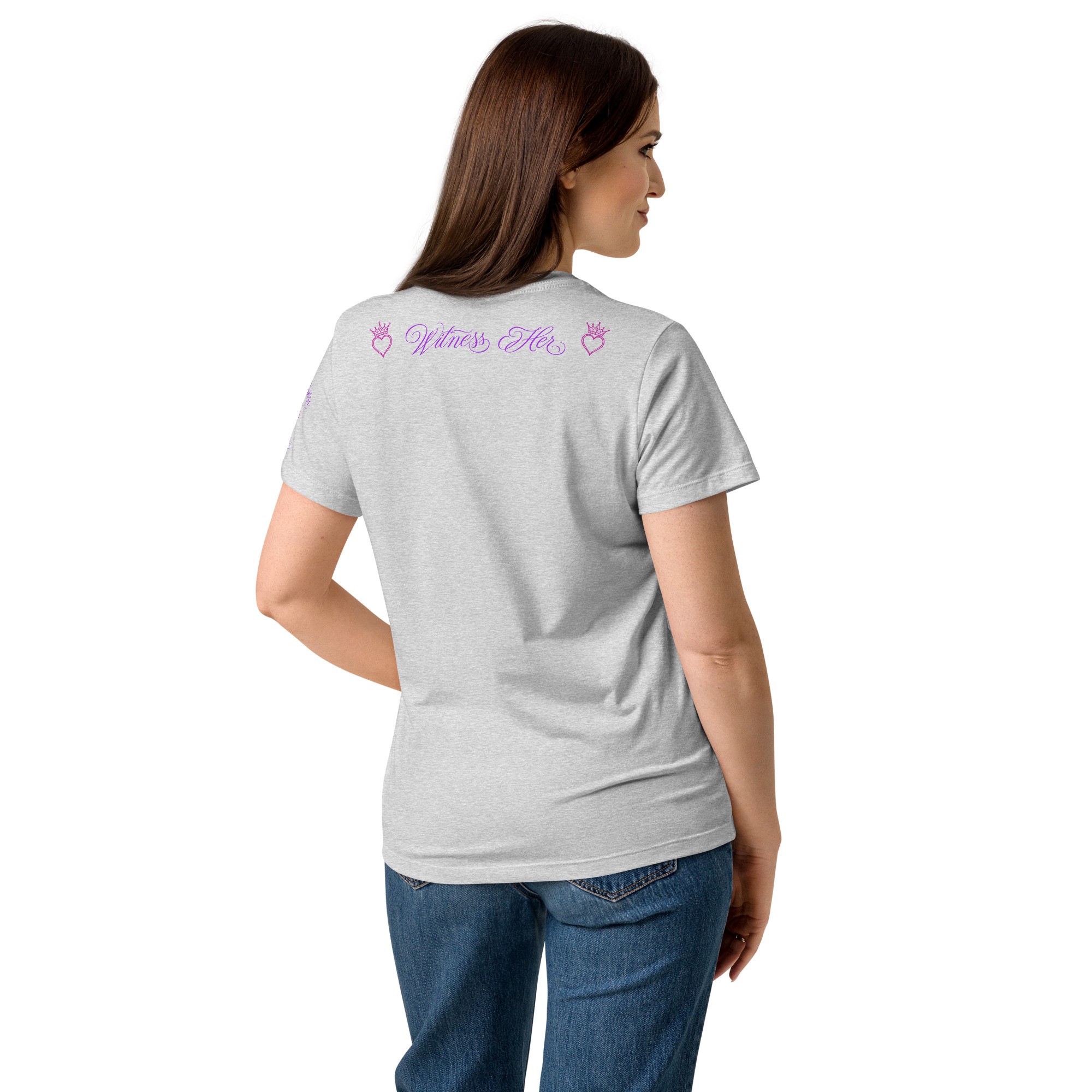 Witness Her — Brooklyn Night Chola Women’s Tee — Sport Grey