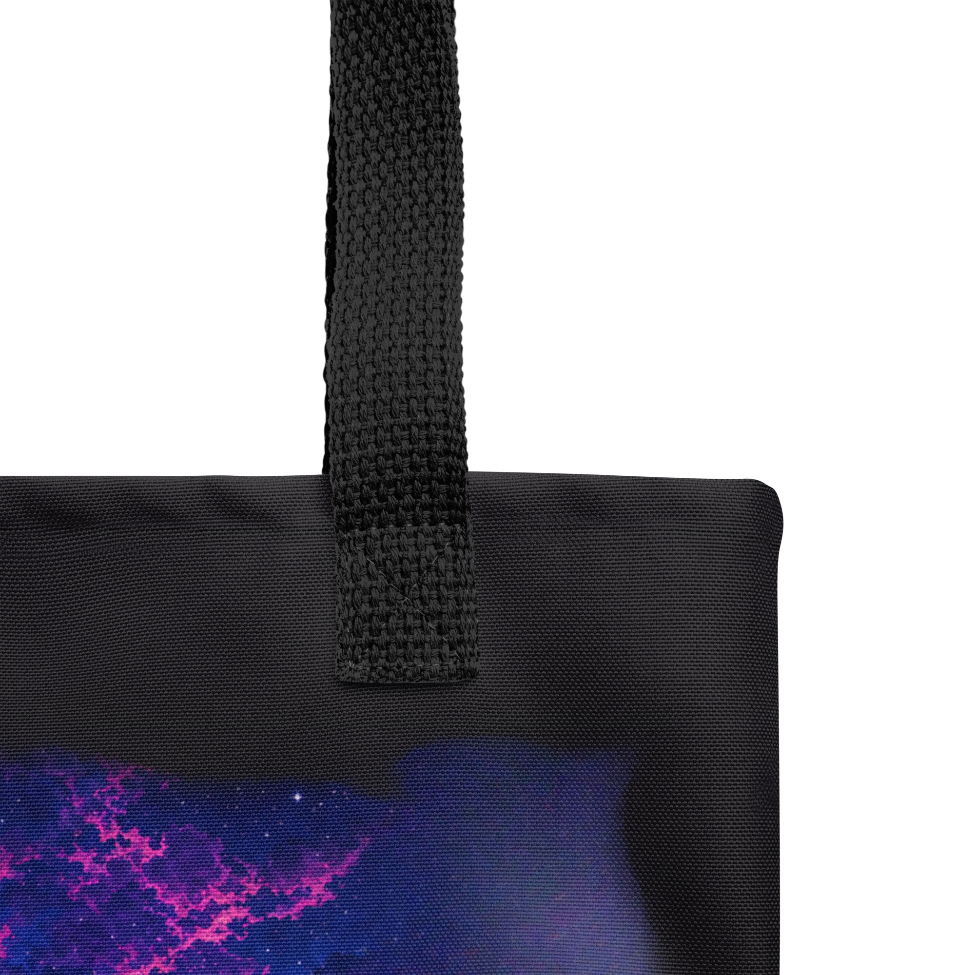 Witness Her — Carnival Clown Bear Tote — Black
