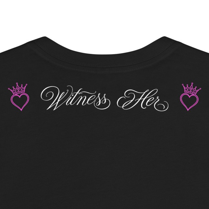Witness Her — Chola Lowrider Women’s Tee — Black