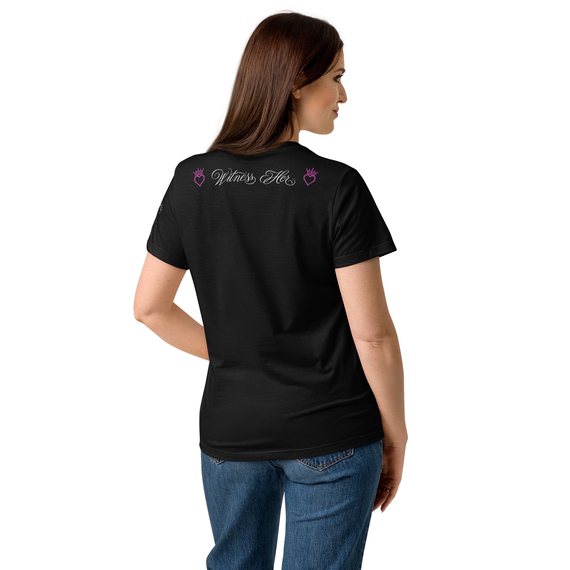 Witness Her — Seattle Rain Chola Women’s Jersey Tee — Black
