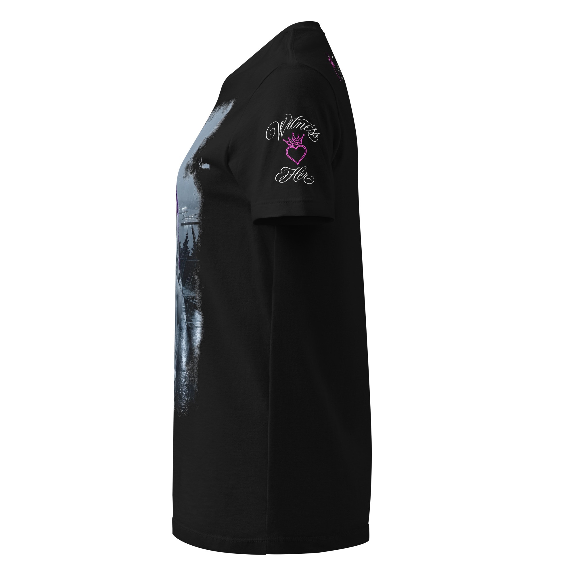 Witness Her — Seattle Rain Chola Women’s Jersey Tee — Black