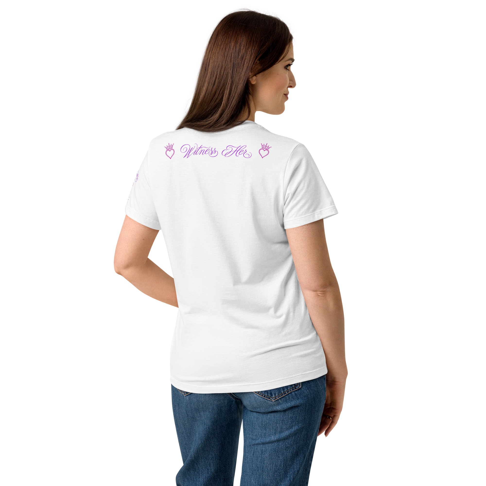 Witness Her — Seattle Rain Chola Women’s Jersey Tee — White