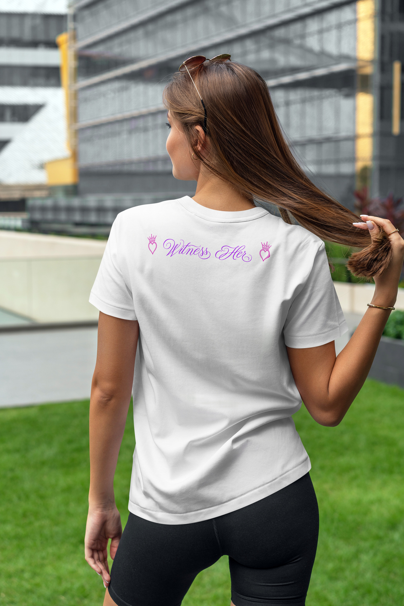 Witness Her — LA Hollywood Chola Women’s Tee — White