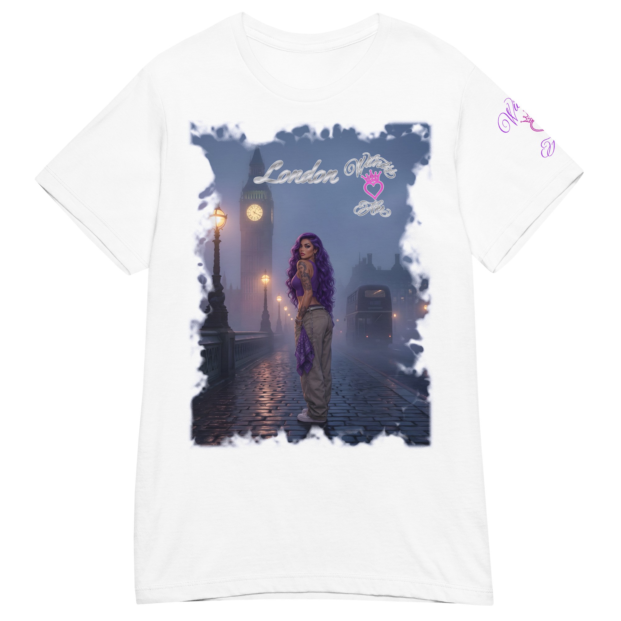 Witness Her — London Fog Chola Women’s Tee — White
