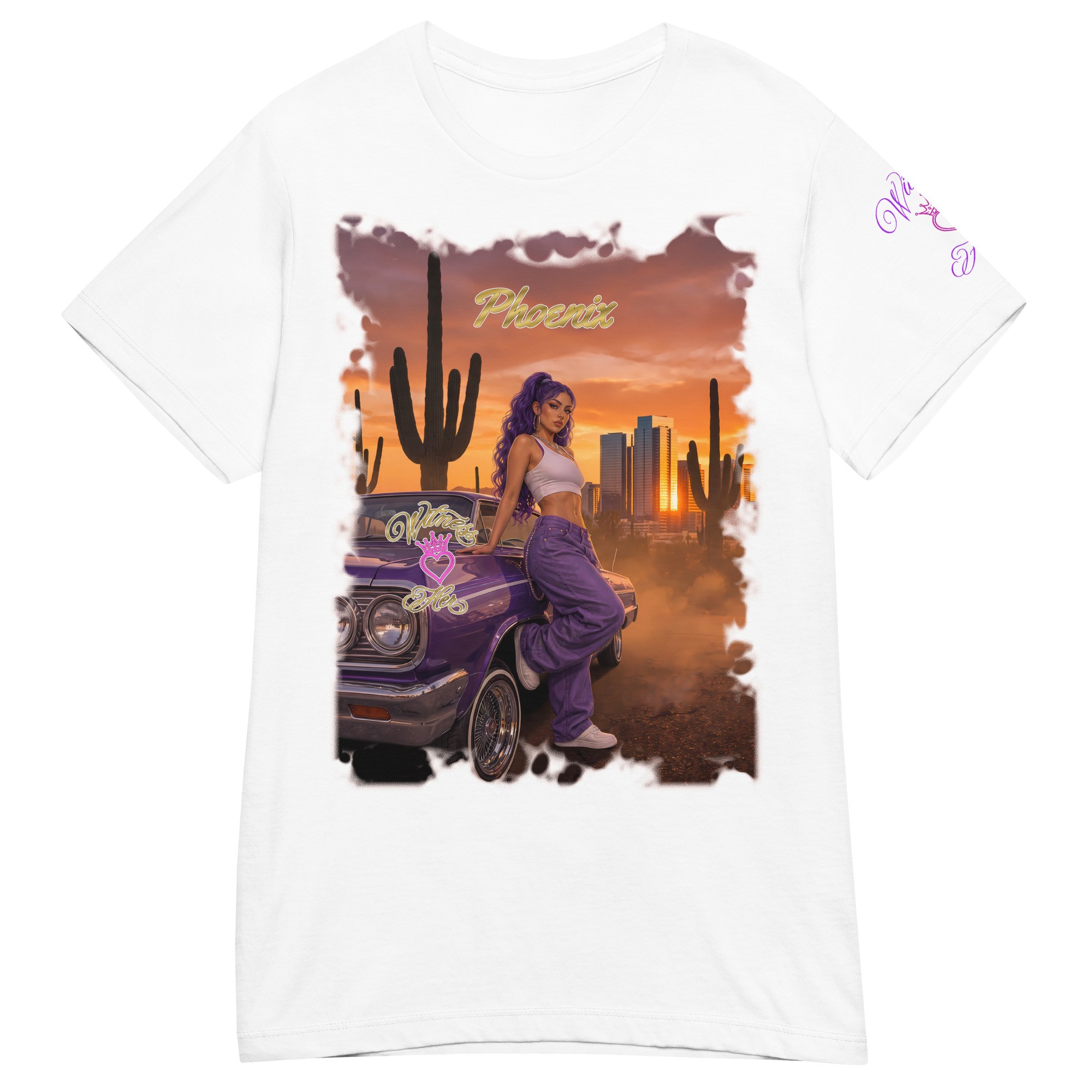 Witness Her — Phoenix Dusk Chola Women’s Tee — White