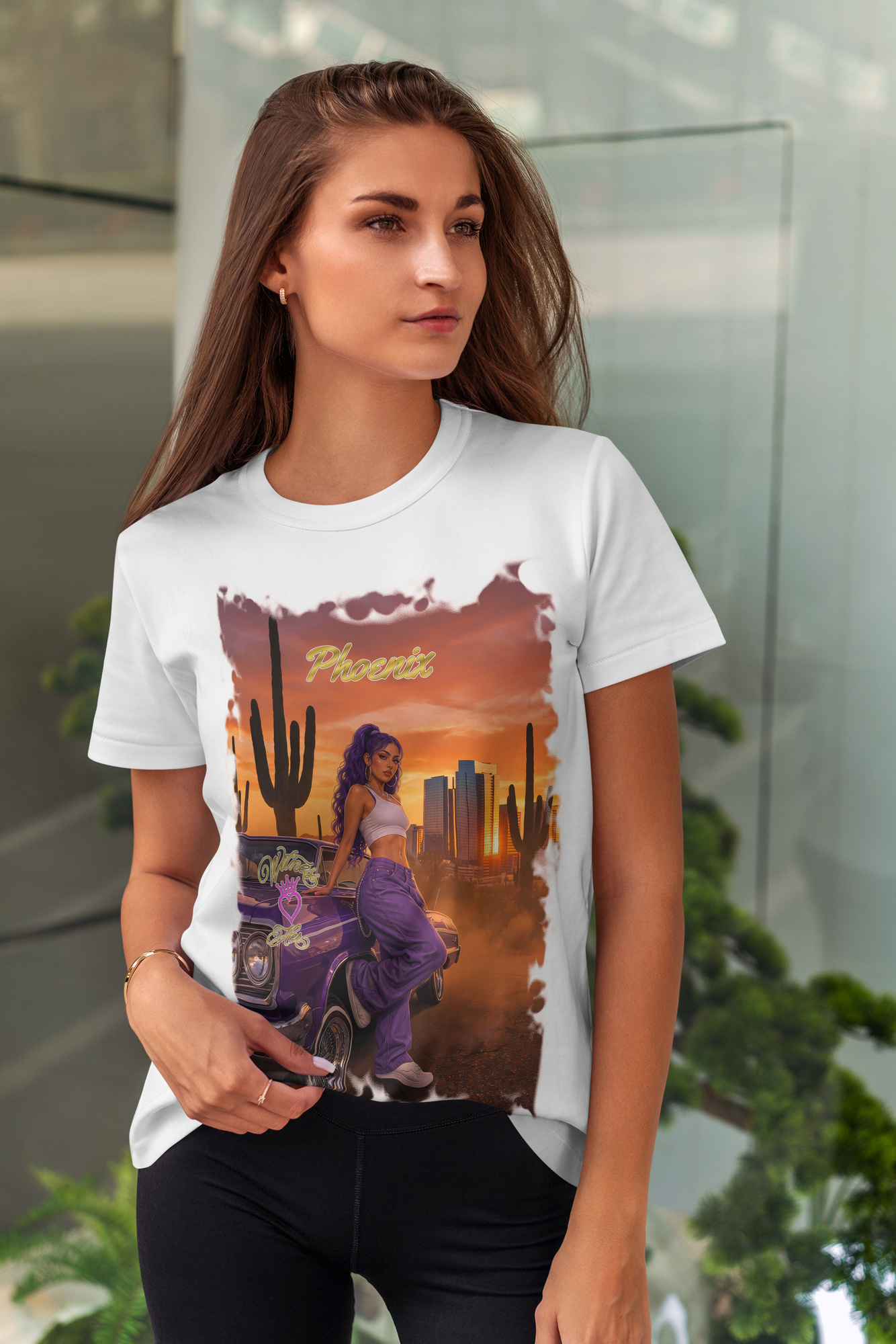 Witness Her — Phoenix Dusk Chola Women’s Tee — White