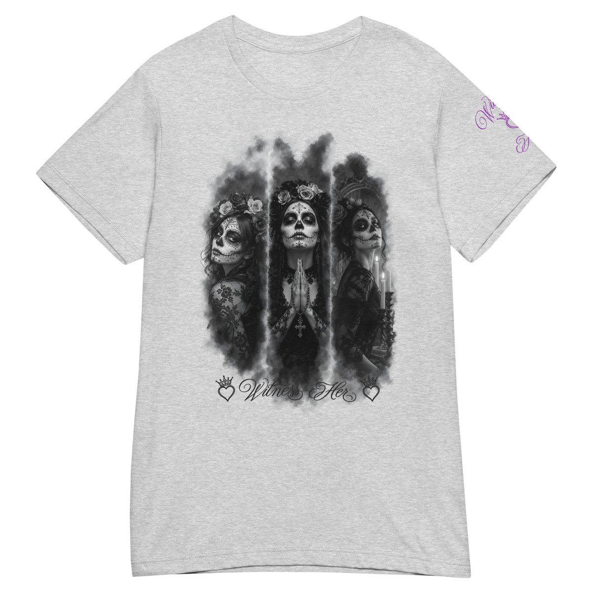 Witness Her — Praying Women’s Tee (Black)