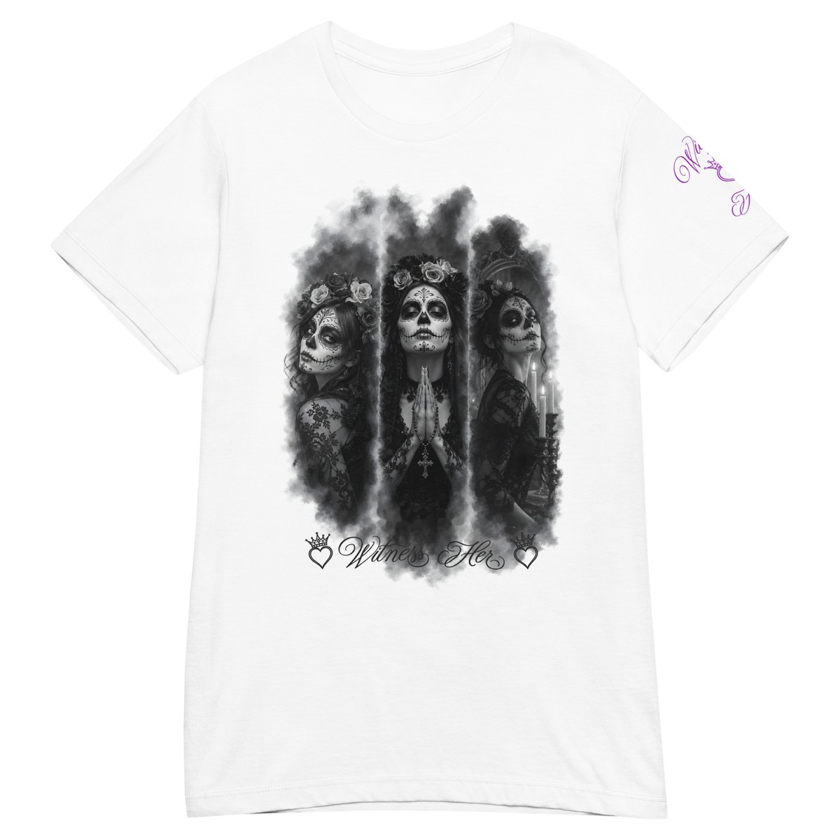 Witness Her — Praying Women’s Tee (Black)