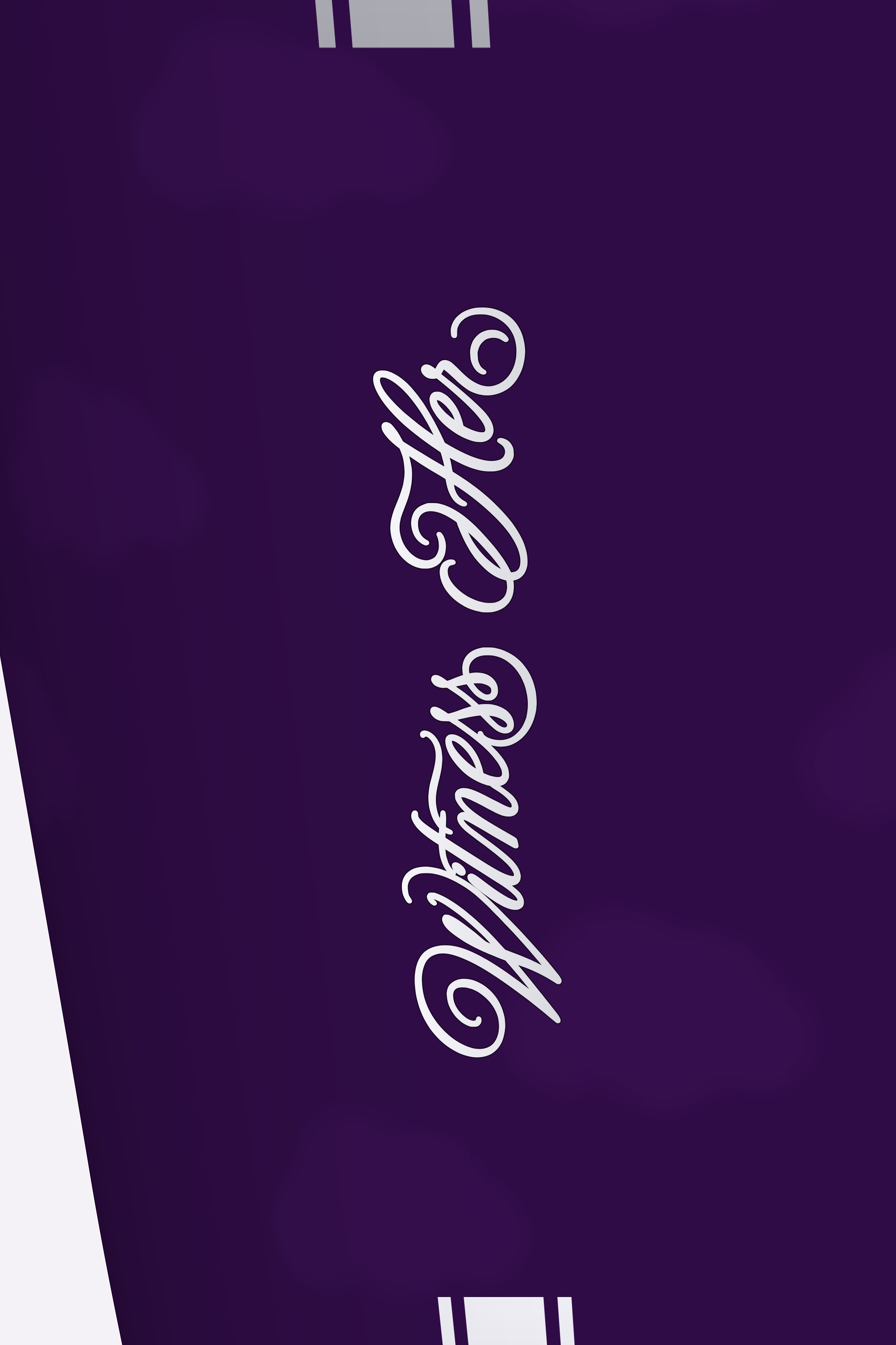 Witness Her Stride Scene Leggings — Purple Scene