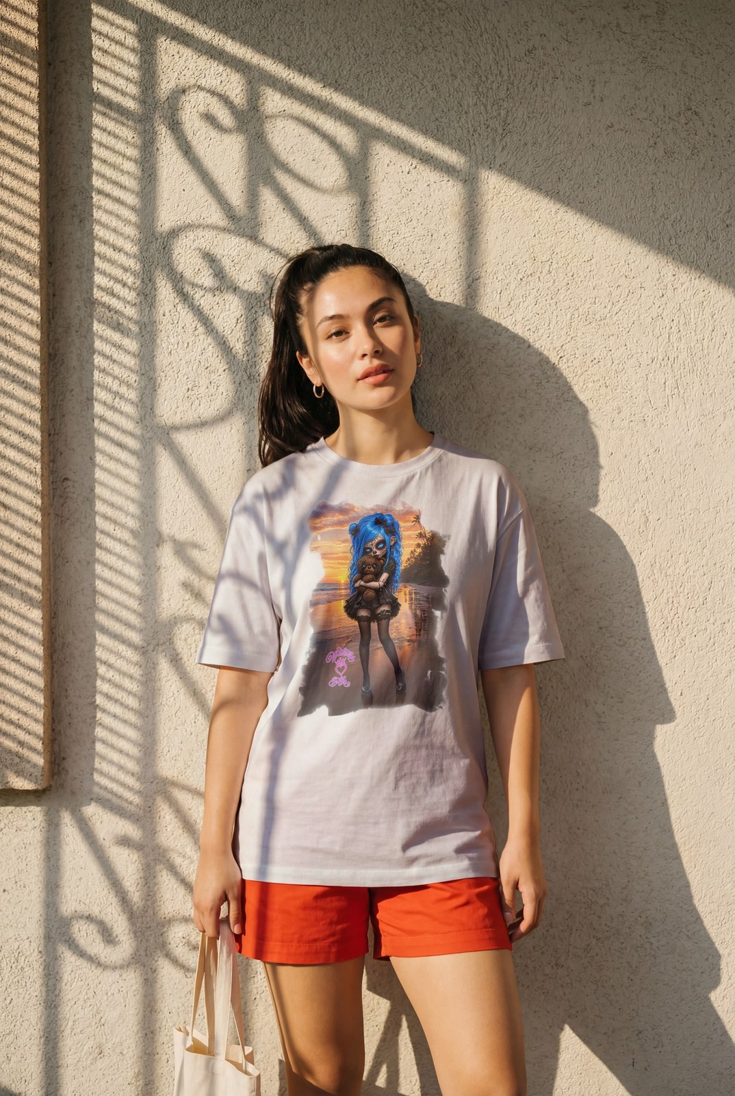 Witness Her — Sugar Skull Women’s Tee — Black