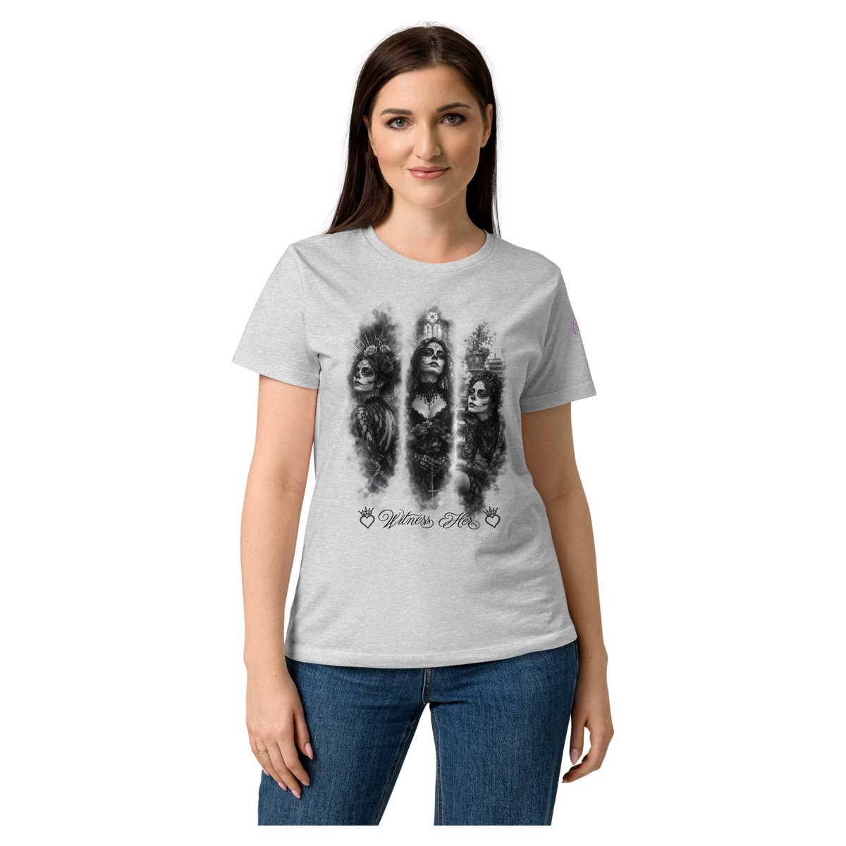 Witness Her — Three Women Women’s Tee (Sport Grey)