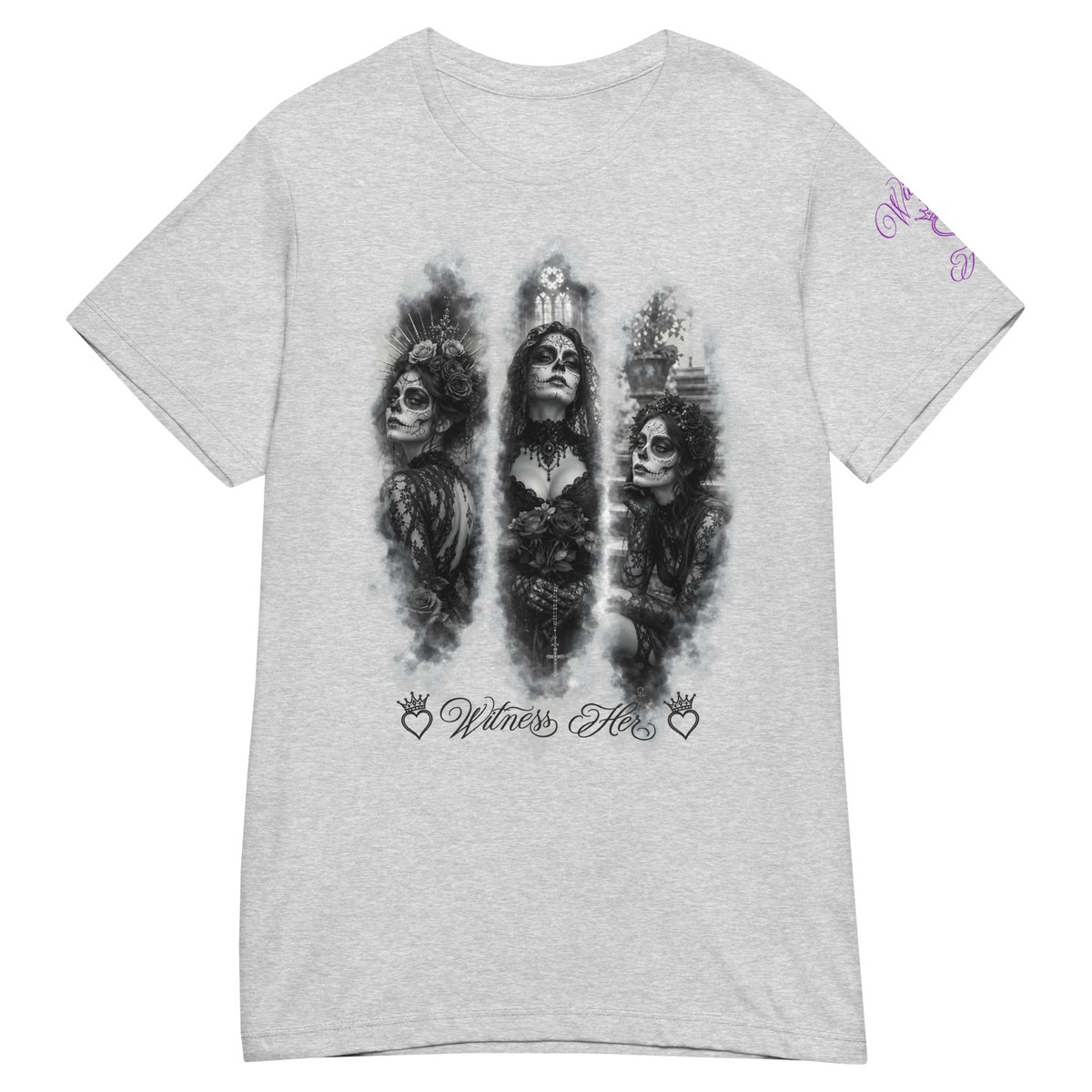 Witness Her — Three Women Women’s Tee (Sport Grey)