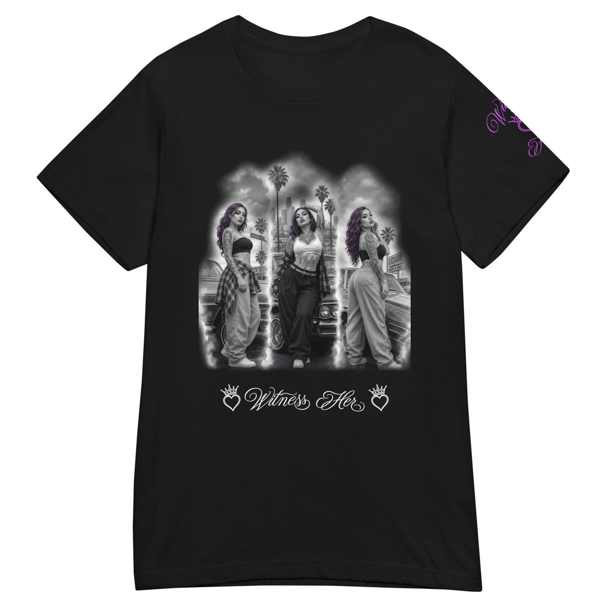 Witness Her — Whittier Women’s Tee (Black)